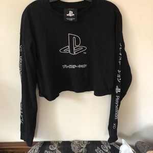 PlayStation cropped long sleeve